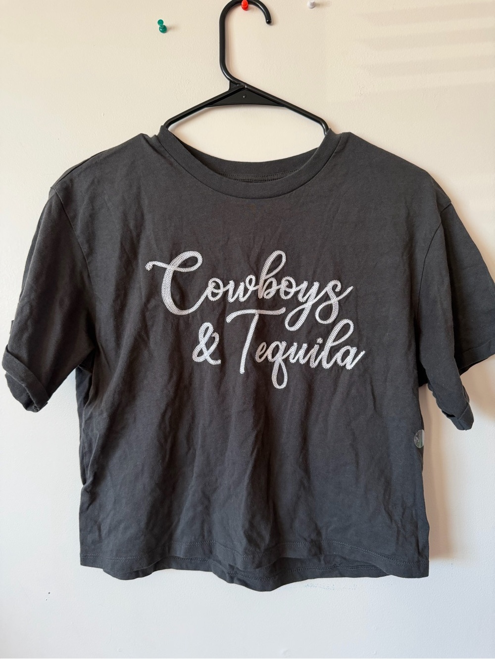 Cowboys & Tequila Short Sleeve Tee - Black
